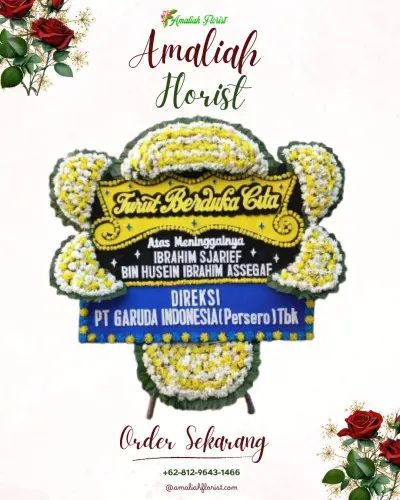 Papan Bunga Duka di Bojong Murni
